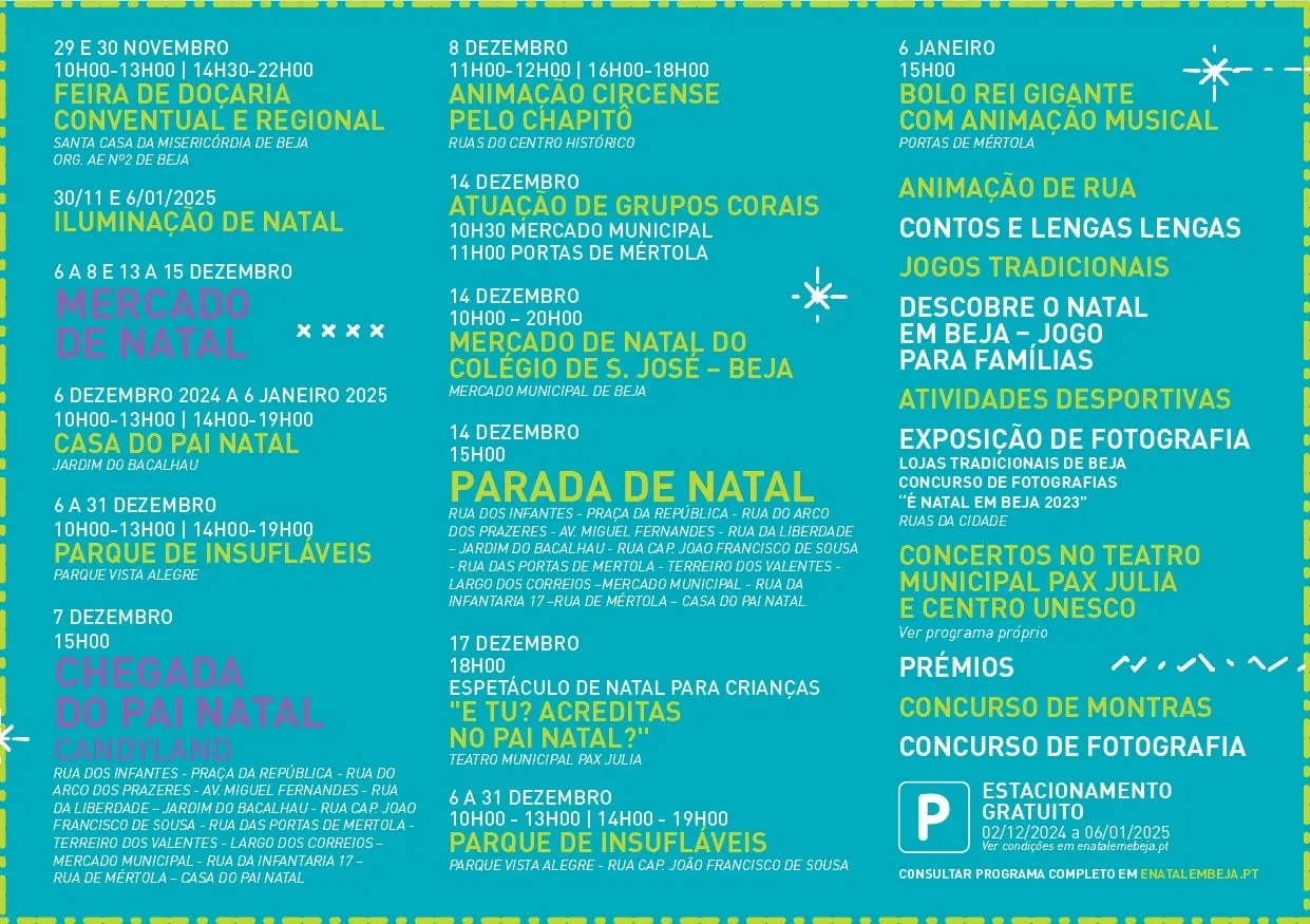 Programa Natal Beja 2024