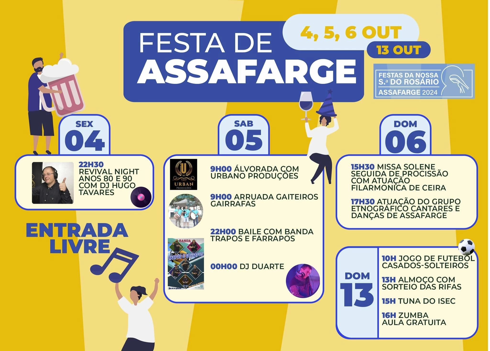 Festas da Senhora do Rosário 2024 em Assafarge