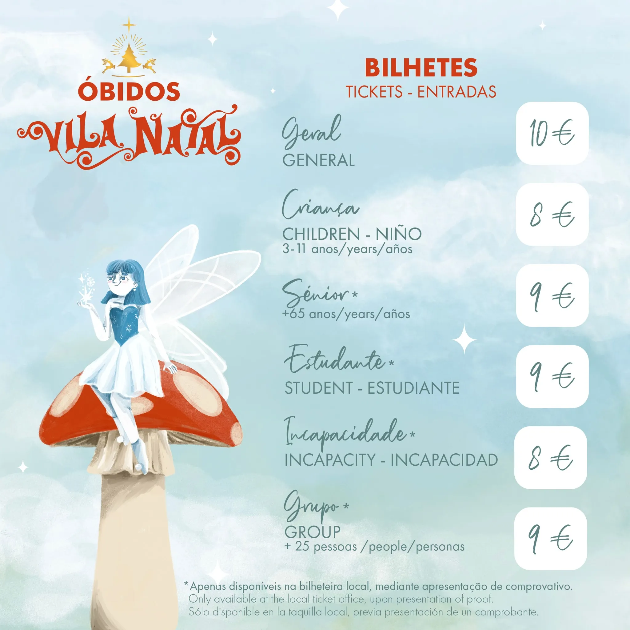 Obidos Vila Natal 2024 Preços
