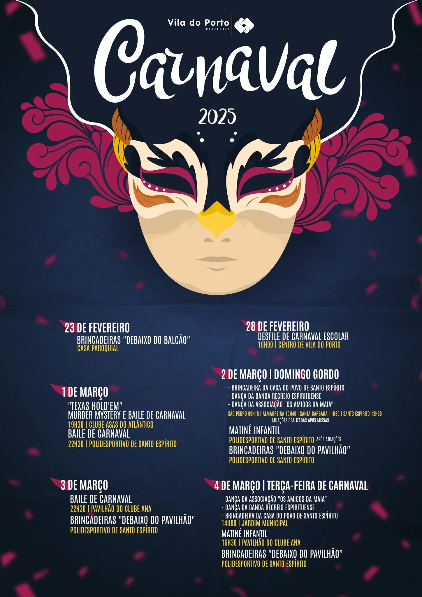 Carnaval de Vila do Porto 2025