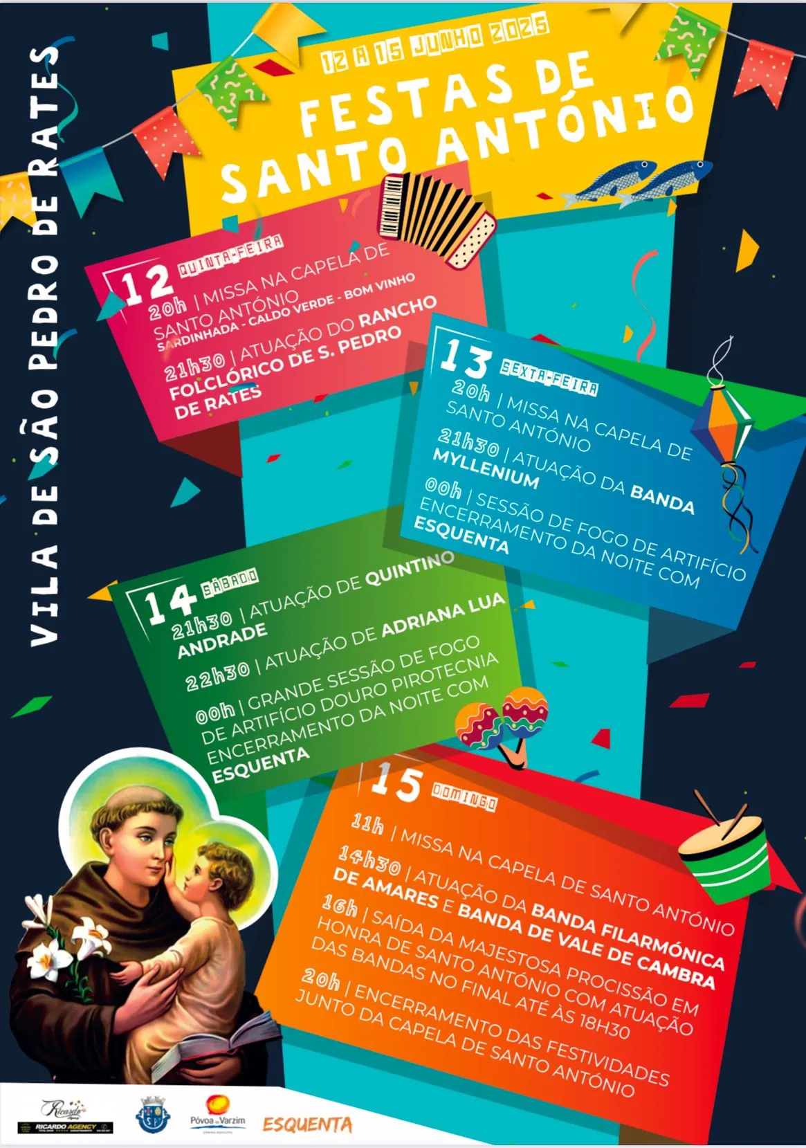 Festas de Santo António 2025 em São Pedro de Rates