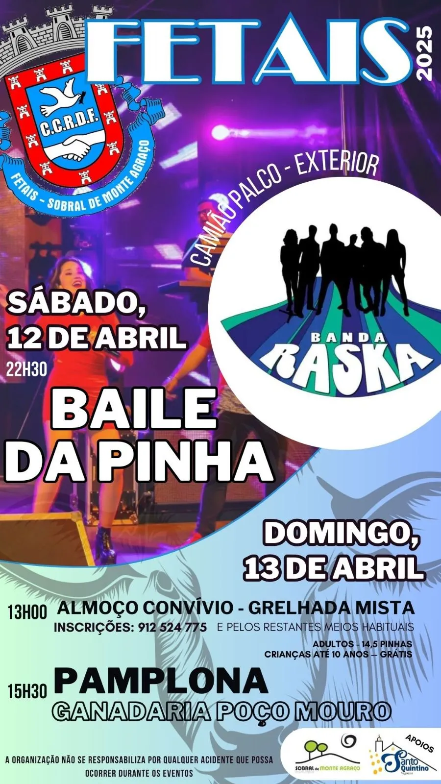 Baile da Pinha 2025 em Fetais