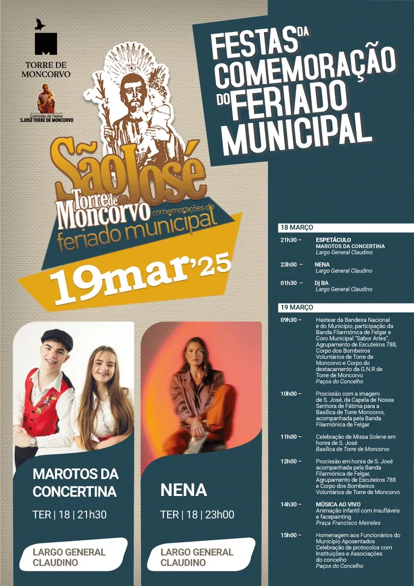 Festas de São José 2025 em Torre de Moncorvo