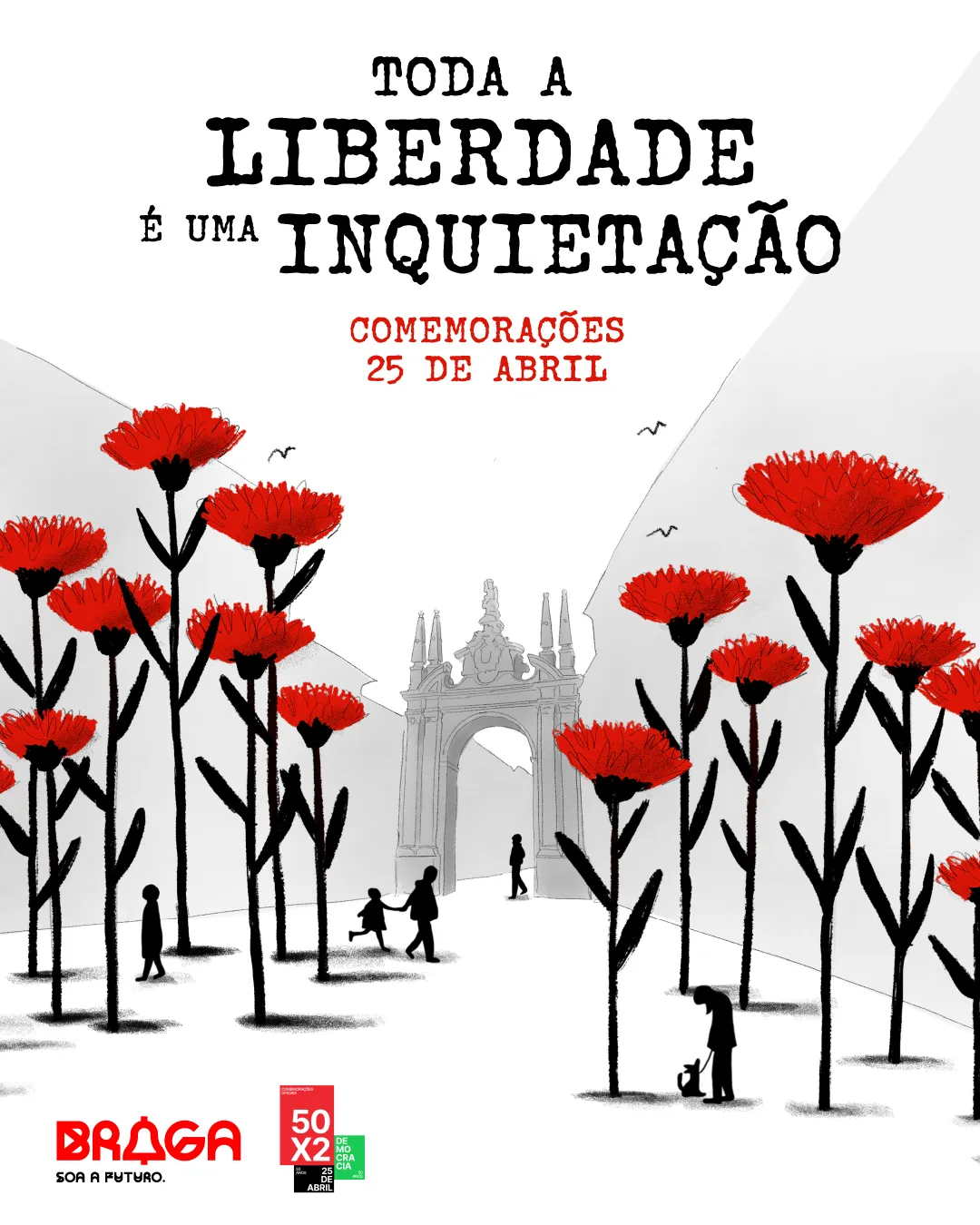 Comemorações 25 de Abril de Braga 2025