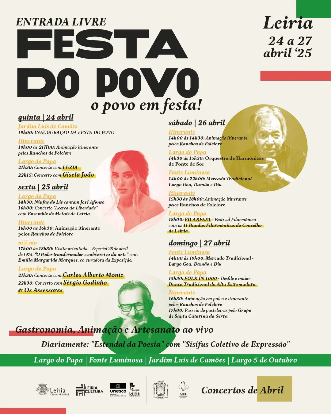 Comemorações 25 de Abril de Leiria 2025
