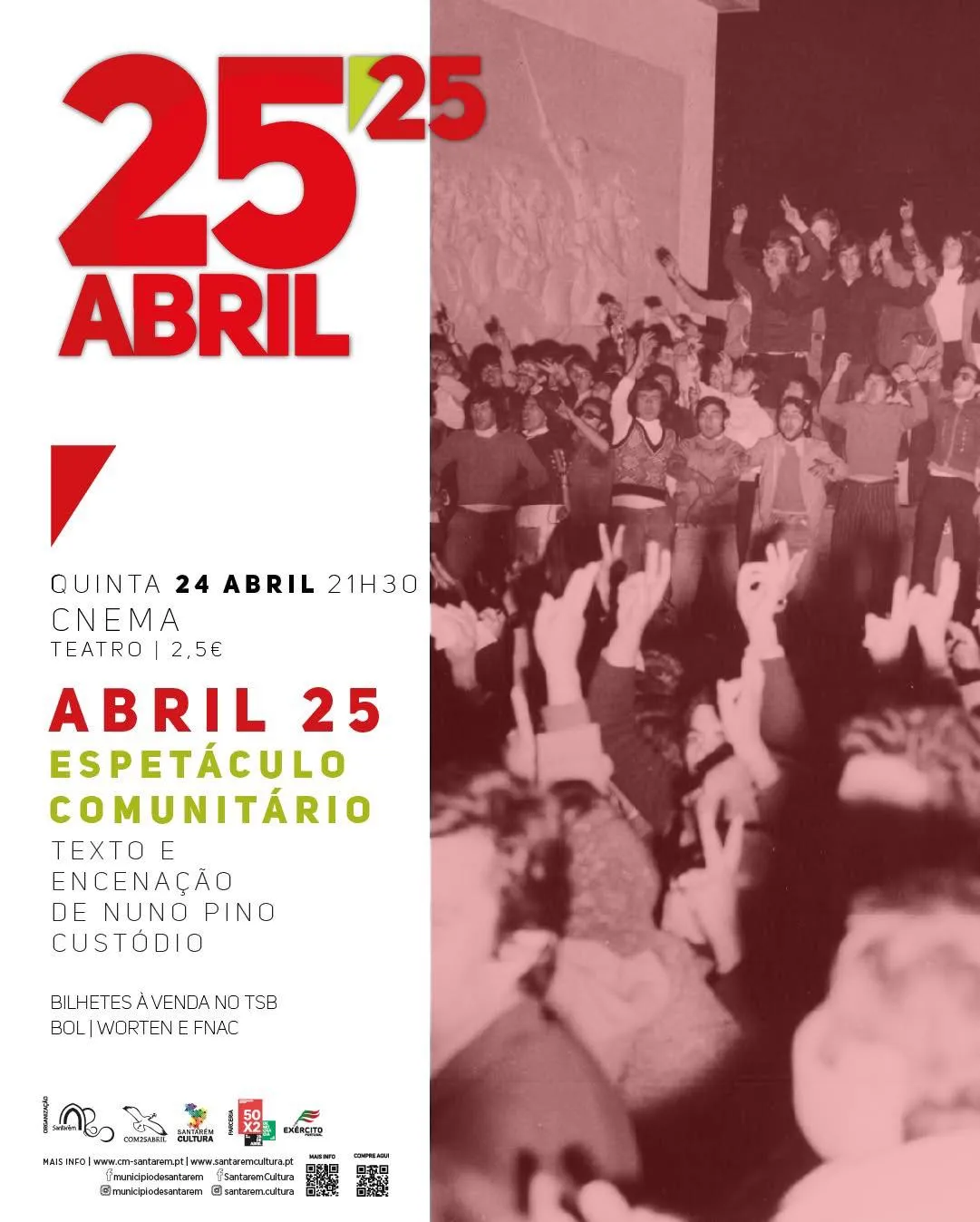 Comemorações 25 de Abril de Santarém 2025