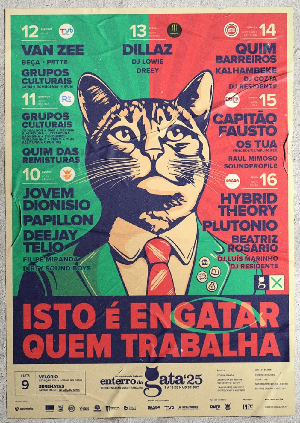 Enterro da Gata 2025 em Braga