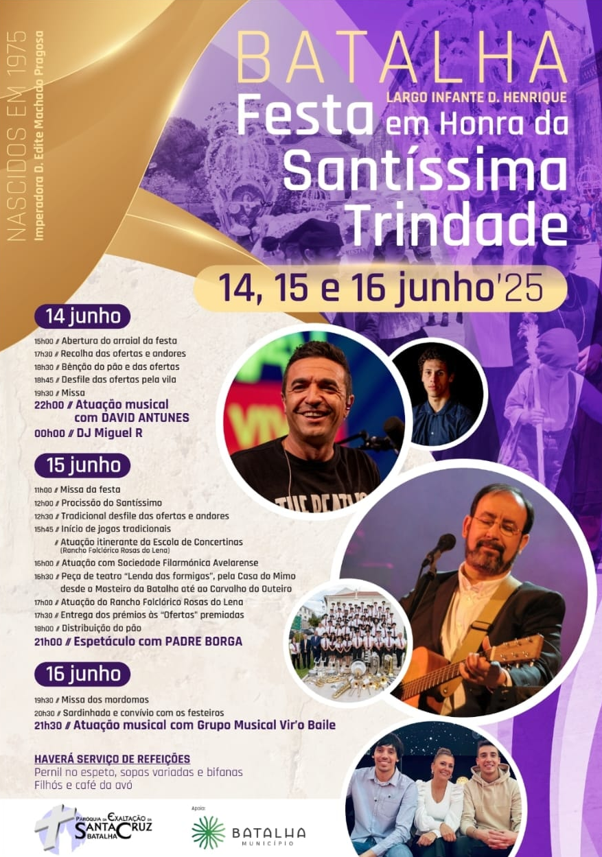 Festas da Santissima Trindade 2025 em Batalha