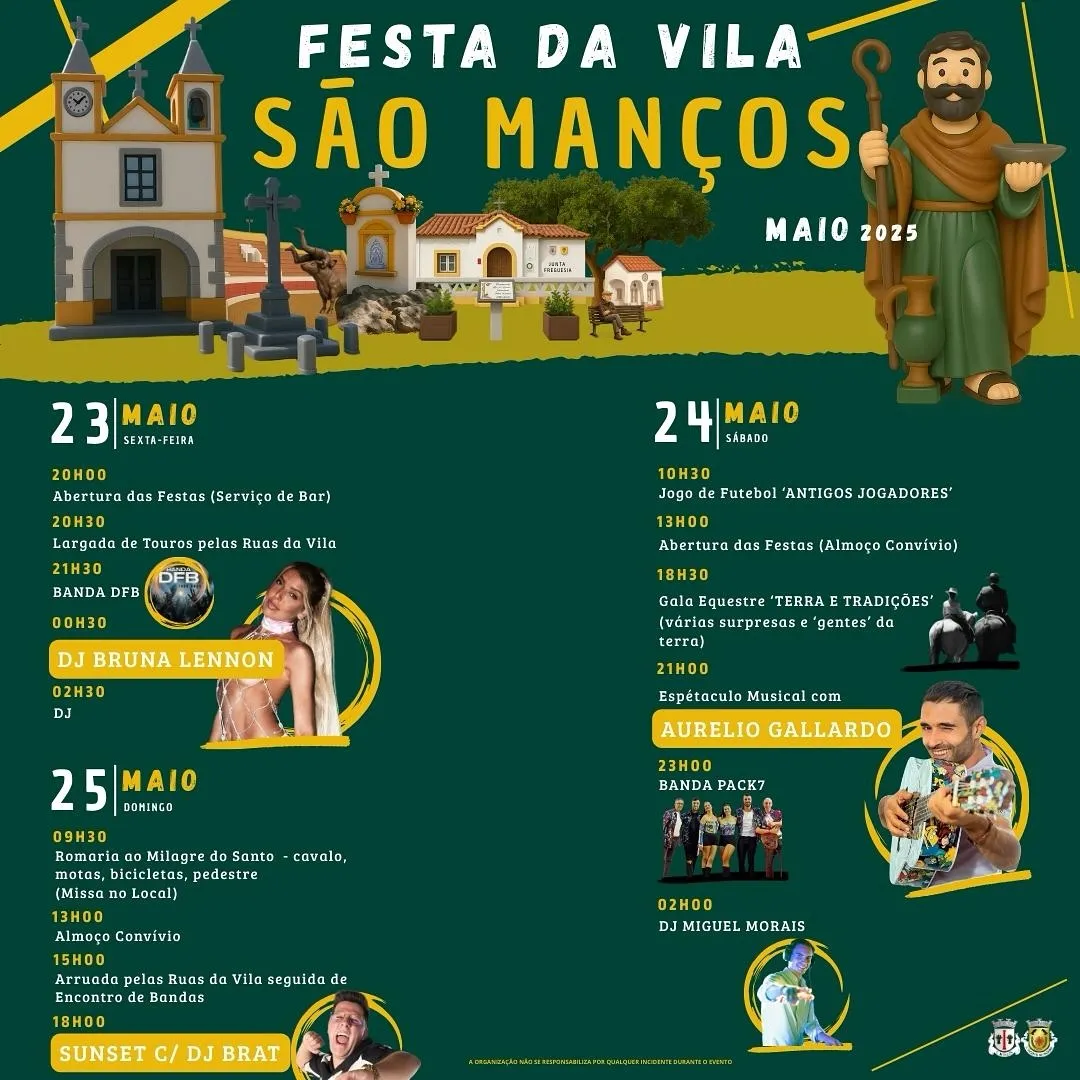 Festa da Vila 2025 em São Manços