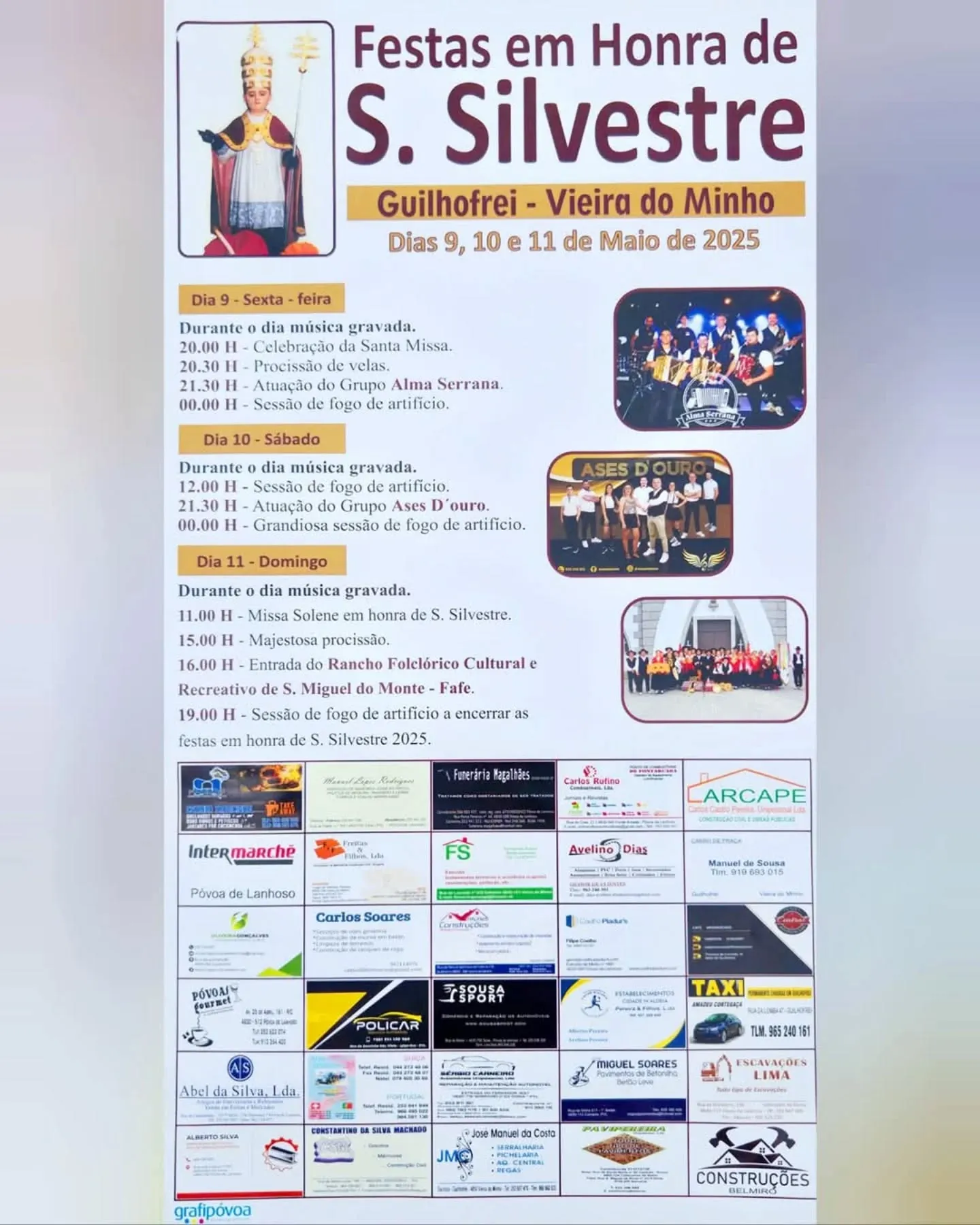 Festas de São Silvestre 2025 em Guilhofrei