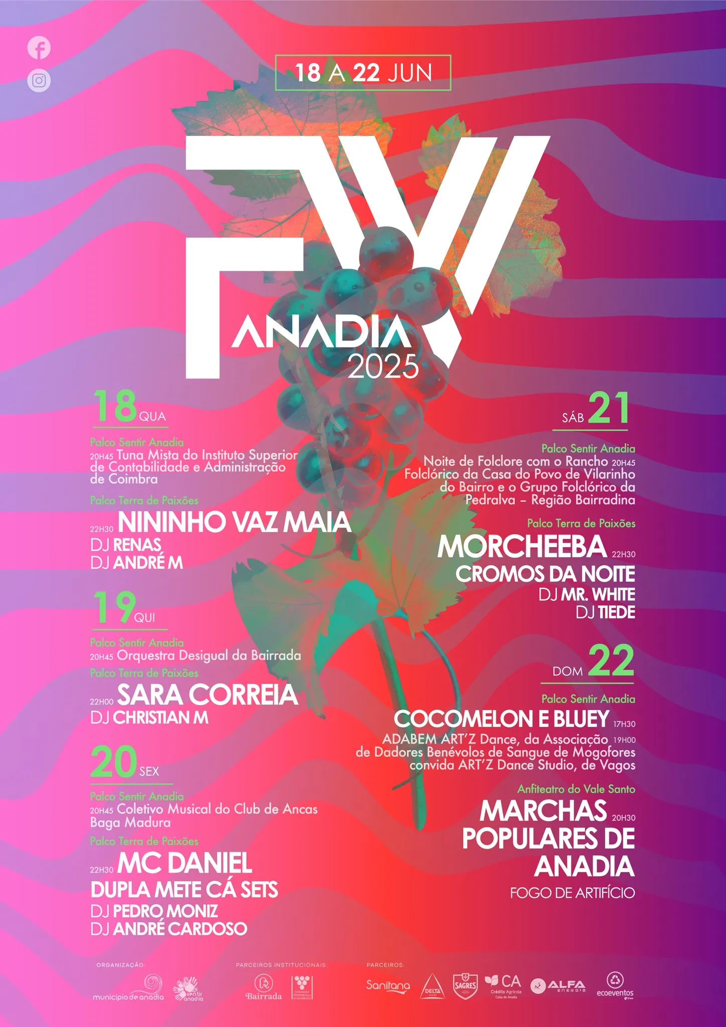 Festa do Vinho 2025 em Anadia