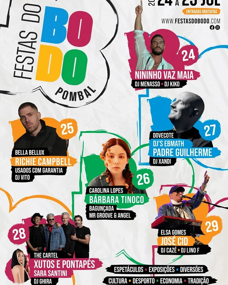 Festas do Bodo 2025 em Pombal