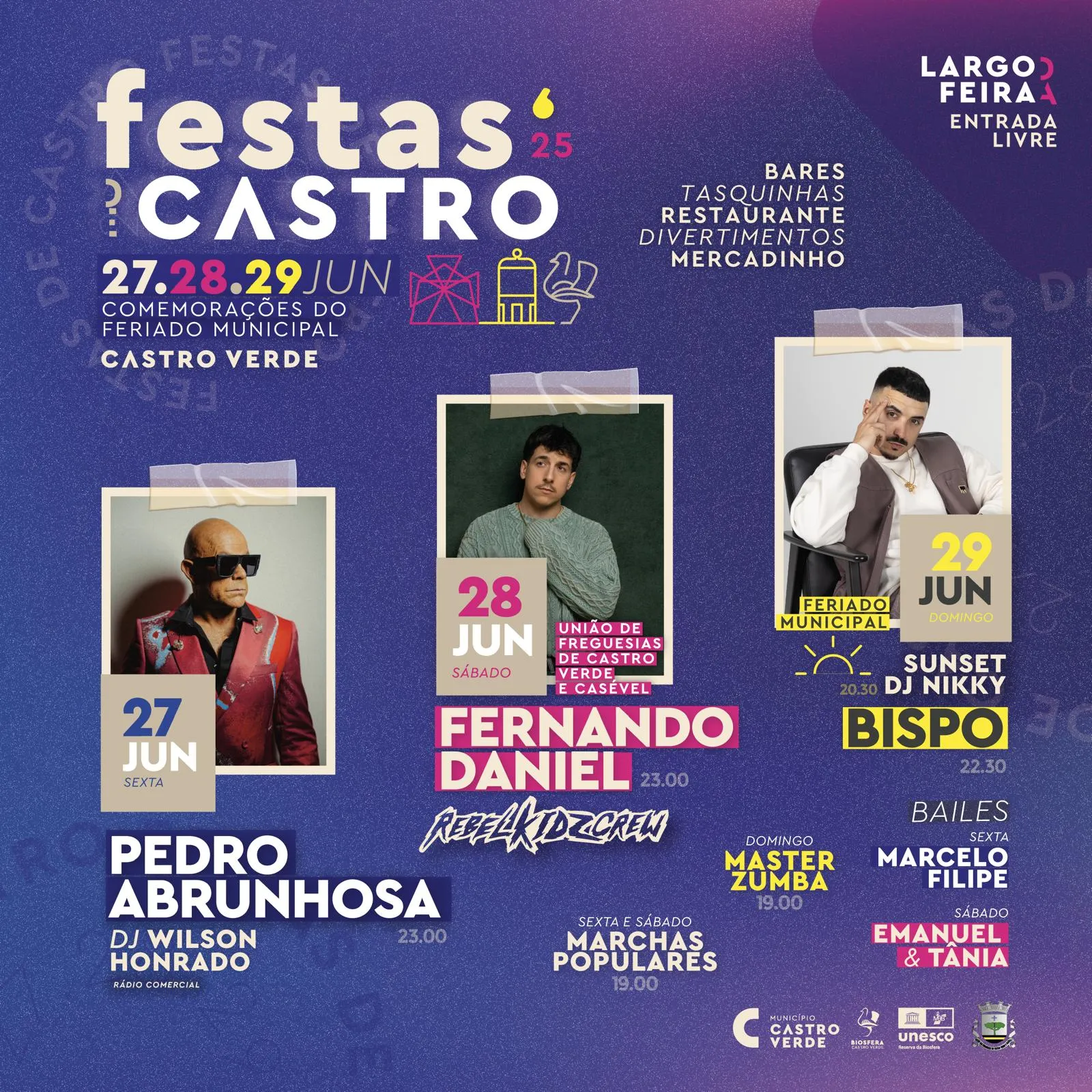 Festas de Castro 2025 em Castro Verde