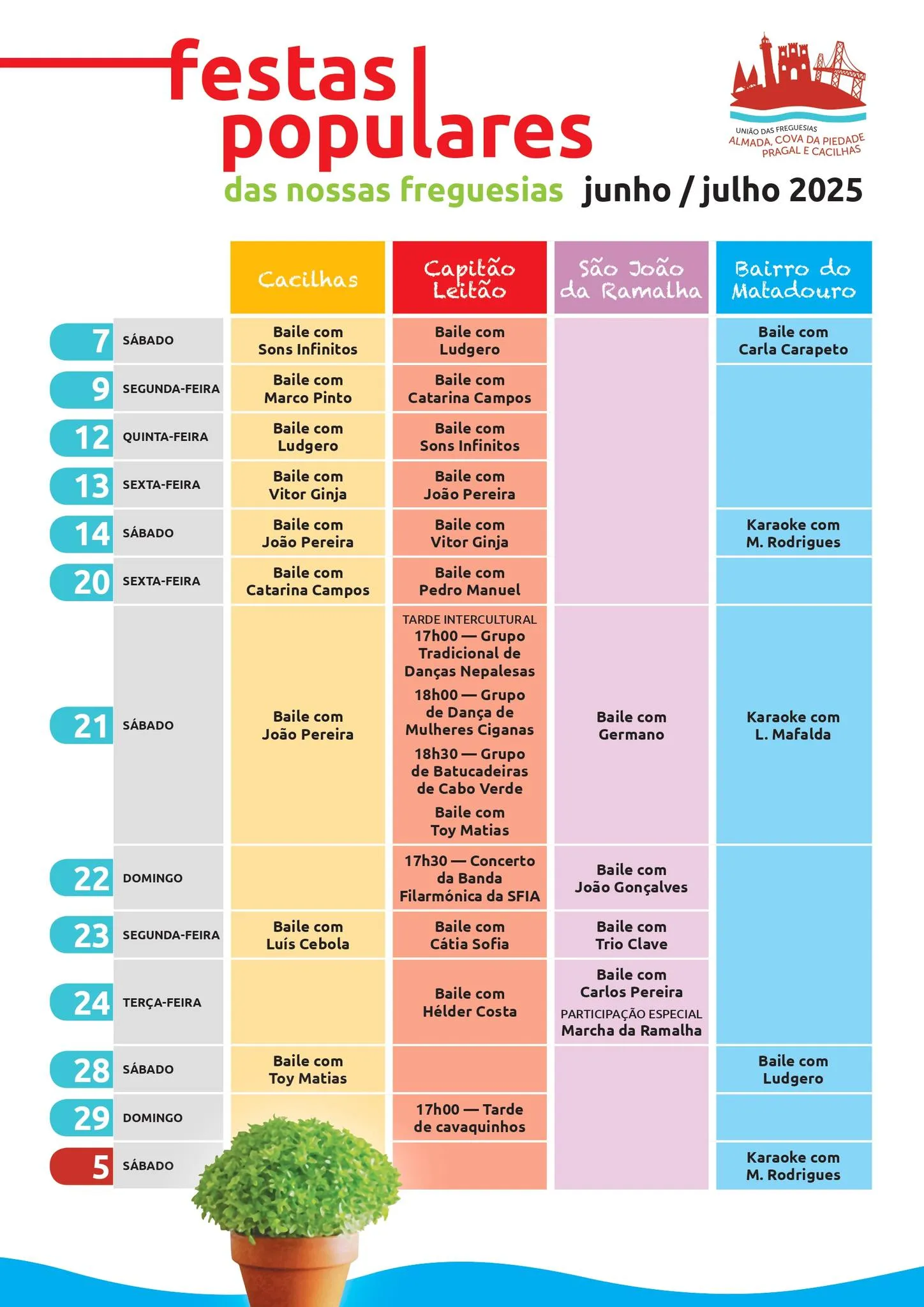 Festas populares de Almada 2025