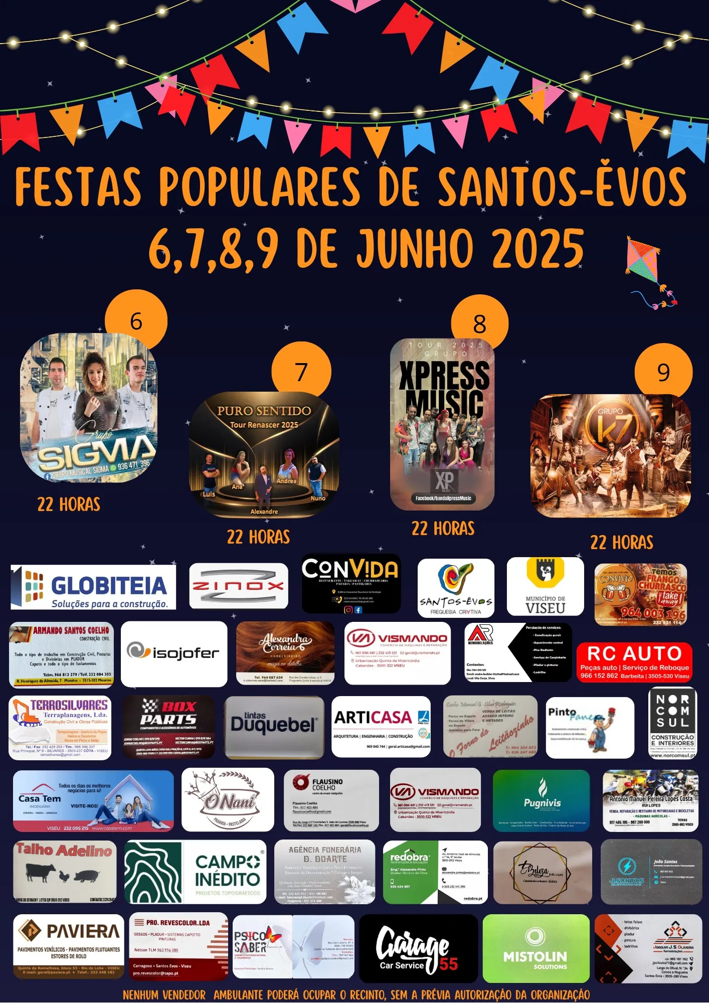 Festas Populares de Santos Êvos 2025