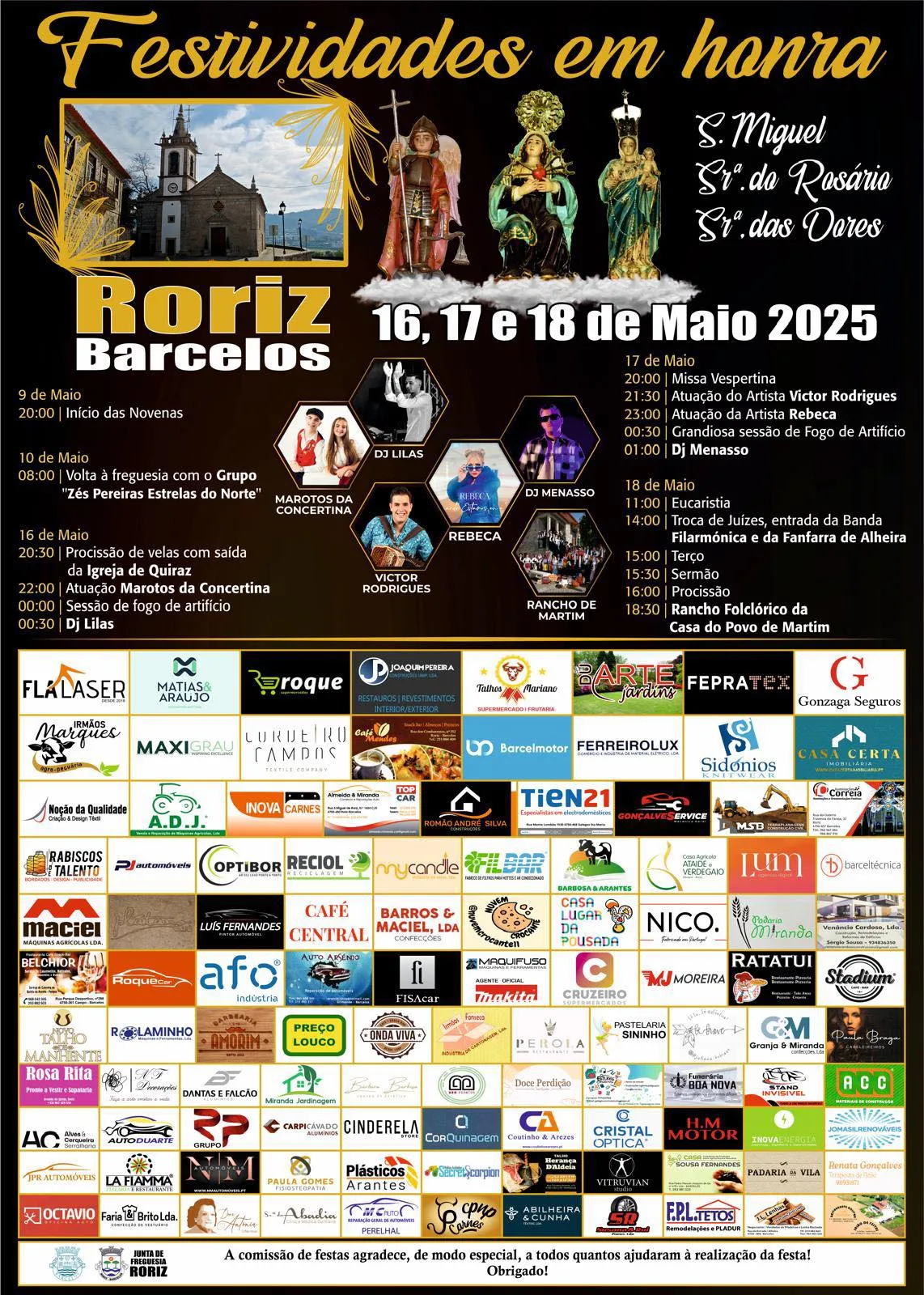 Festas de São Miguel 2025 em Roriz