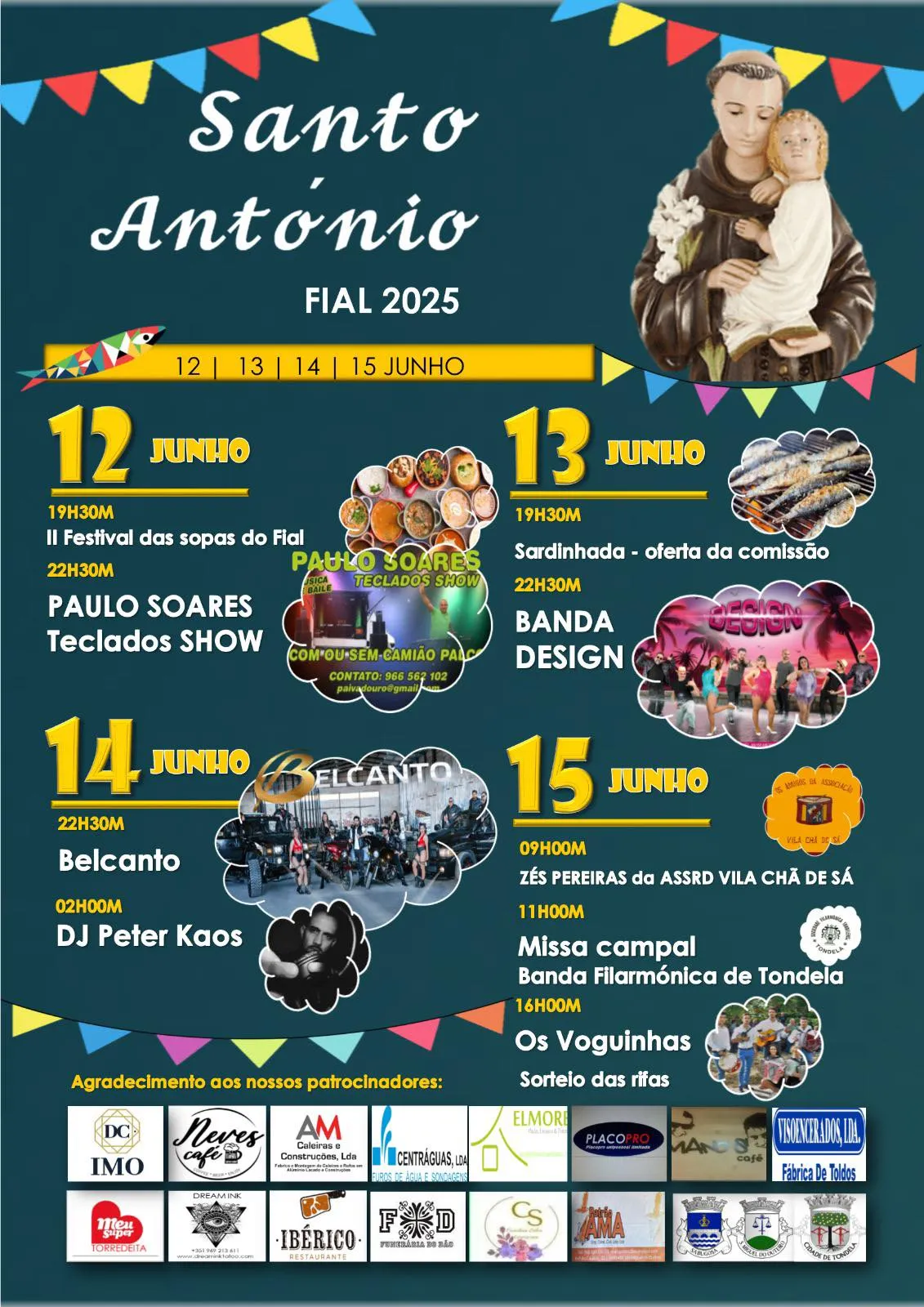 Festas de Santo António 2025 em Fial