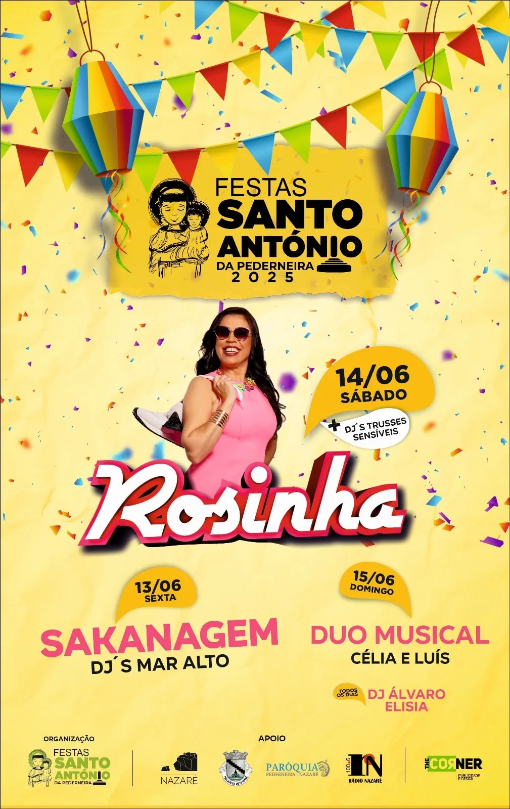 Festas de Santo António 2025 em Pederneira