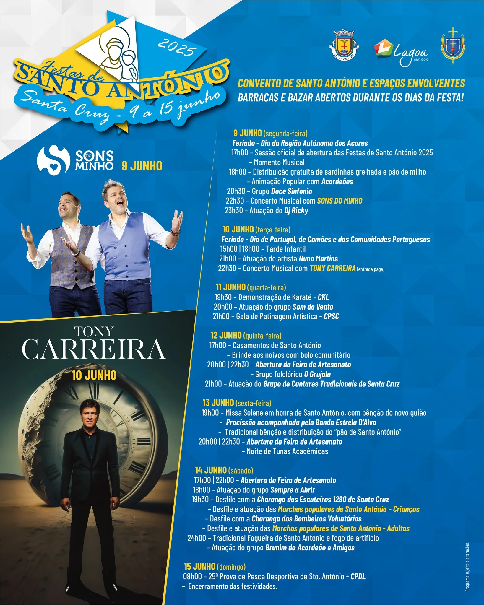 Festas de Santo António 2025 em Santa Cruz