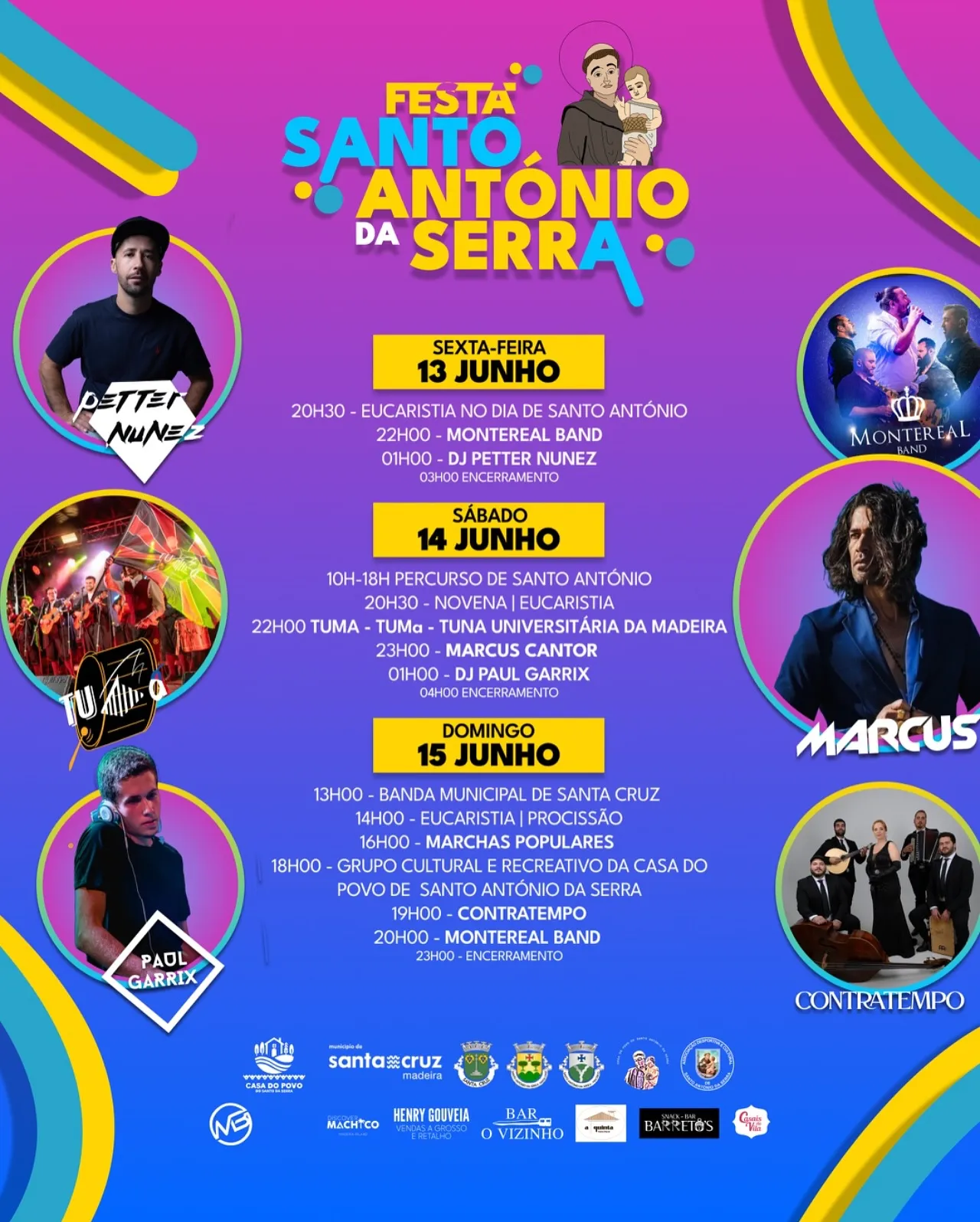 Festas de Santo António 2025 em Santa Cruz