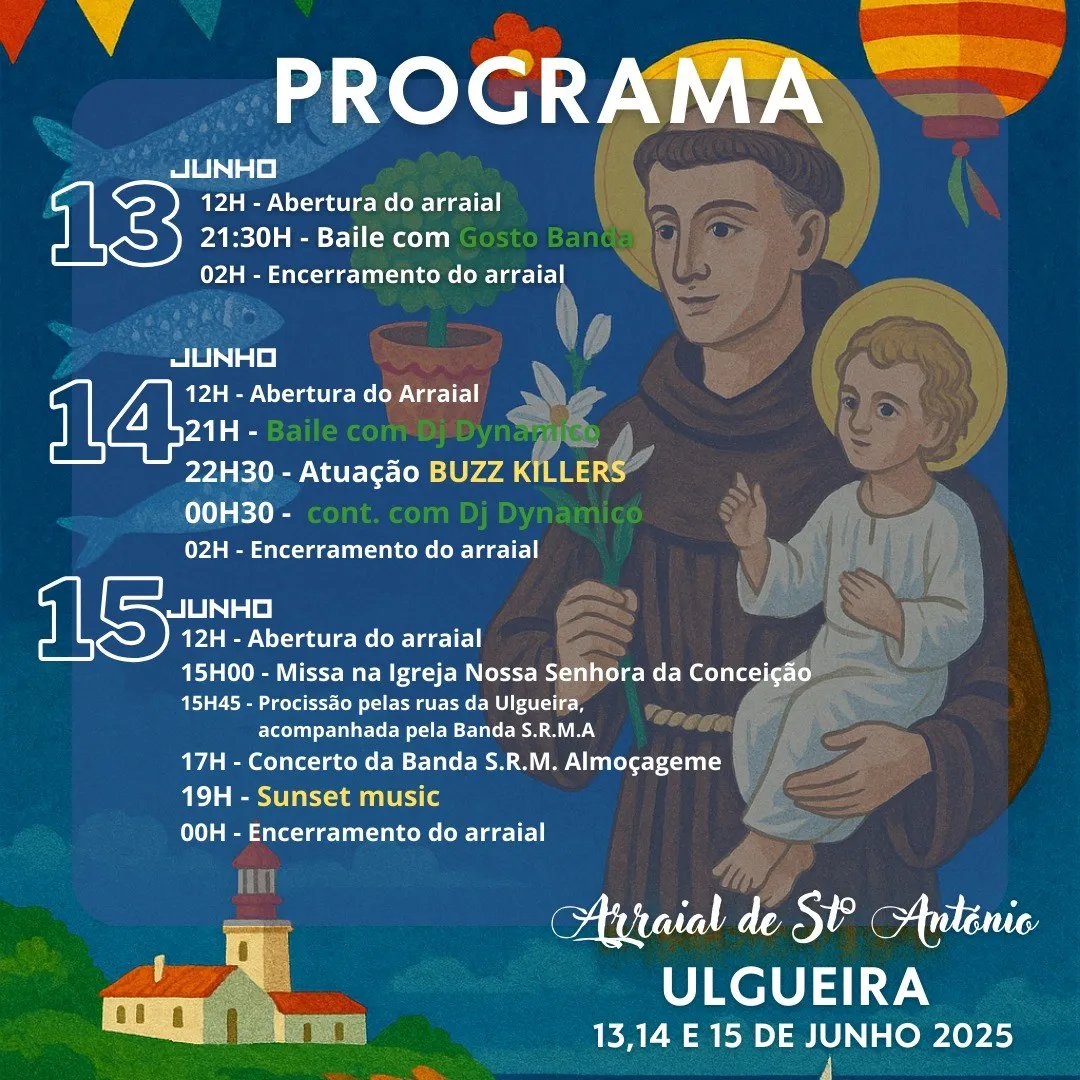 Festas de Santo António 2025 em Ulgueira