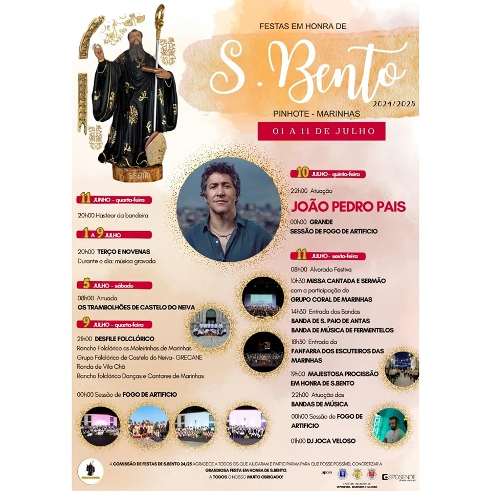 Festas de São Bento 2025 em Pinhote