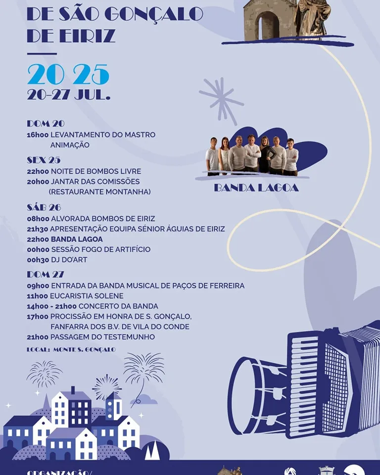 Festas de São Gonçalo 2025 em Eiriz