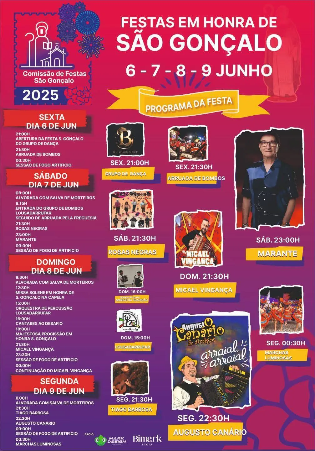 Festas de São Gonçalo 2025 em Macieira