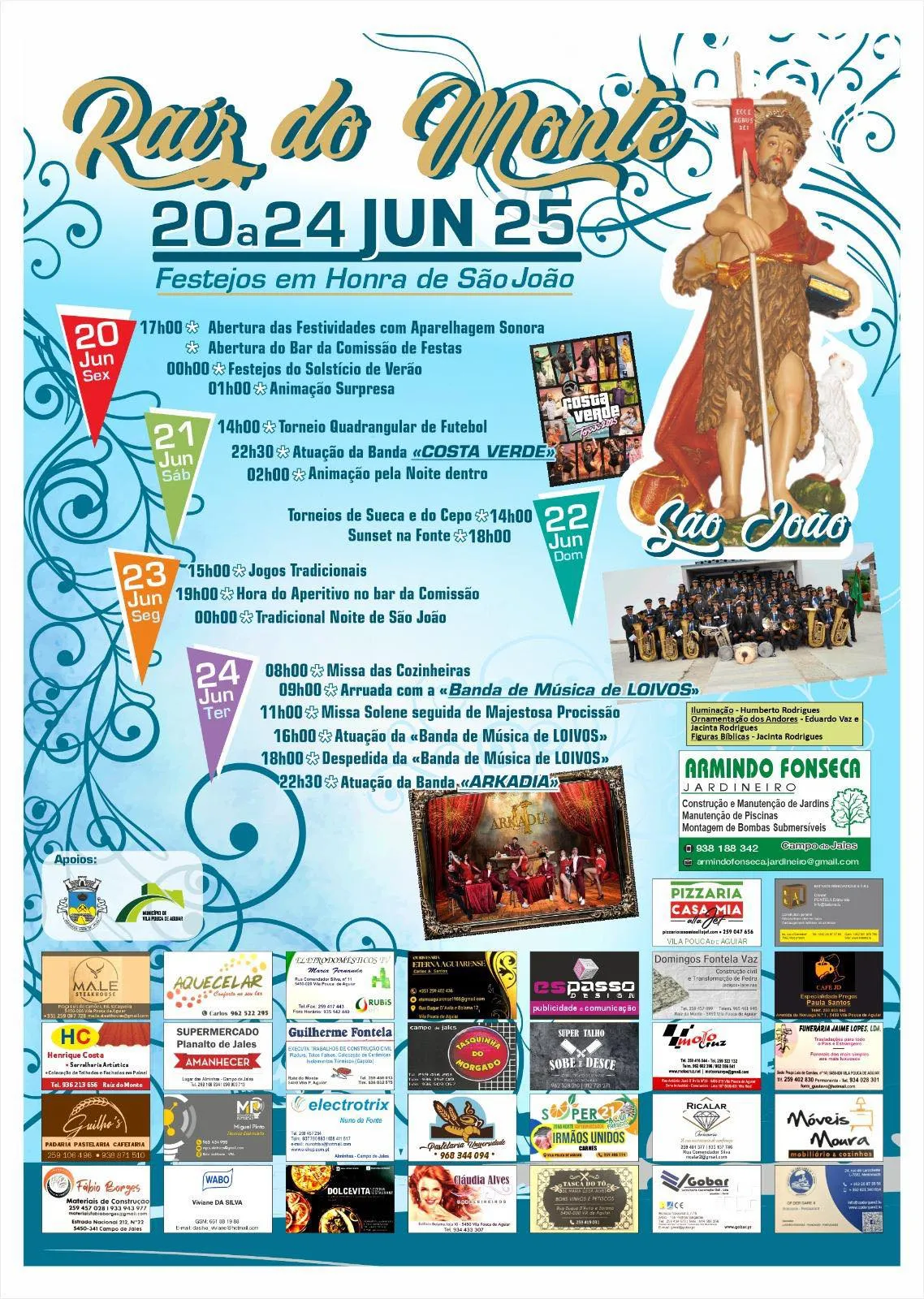 Festas de São João 2025 em Raíz do Monte