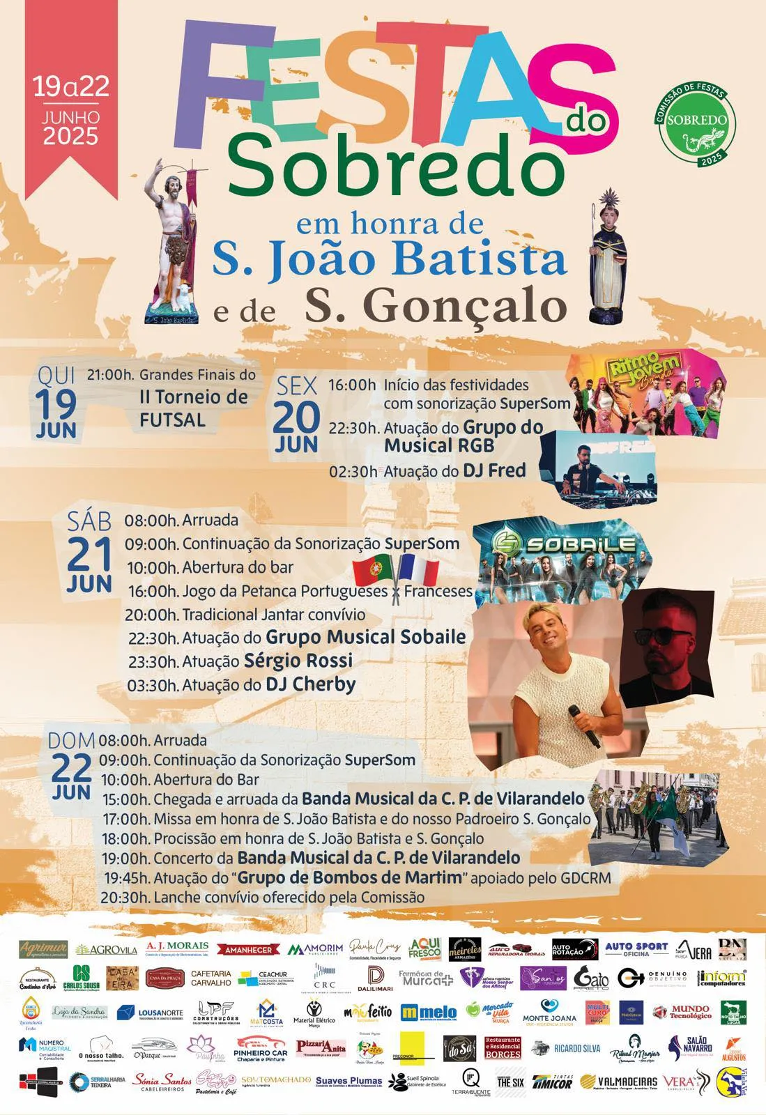 Festas de São João 2025 em Sobredo