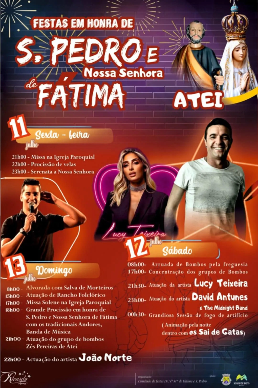 Festas de São Pedro 2025 em Atei