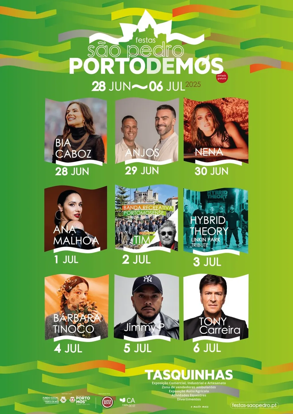 Festas de São Pedro 2025 em Porto de Mós