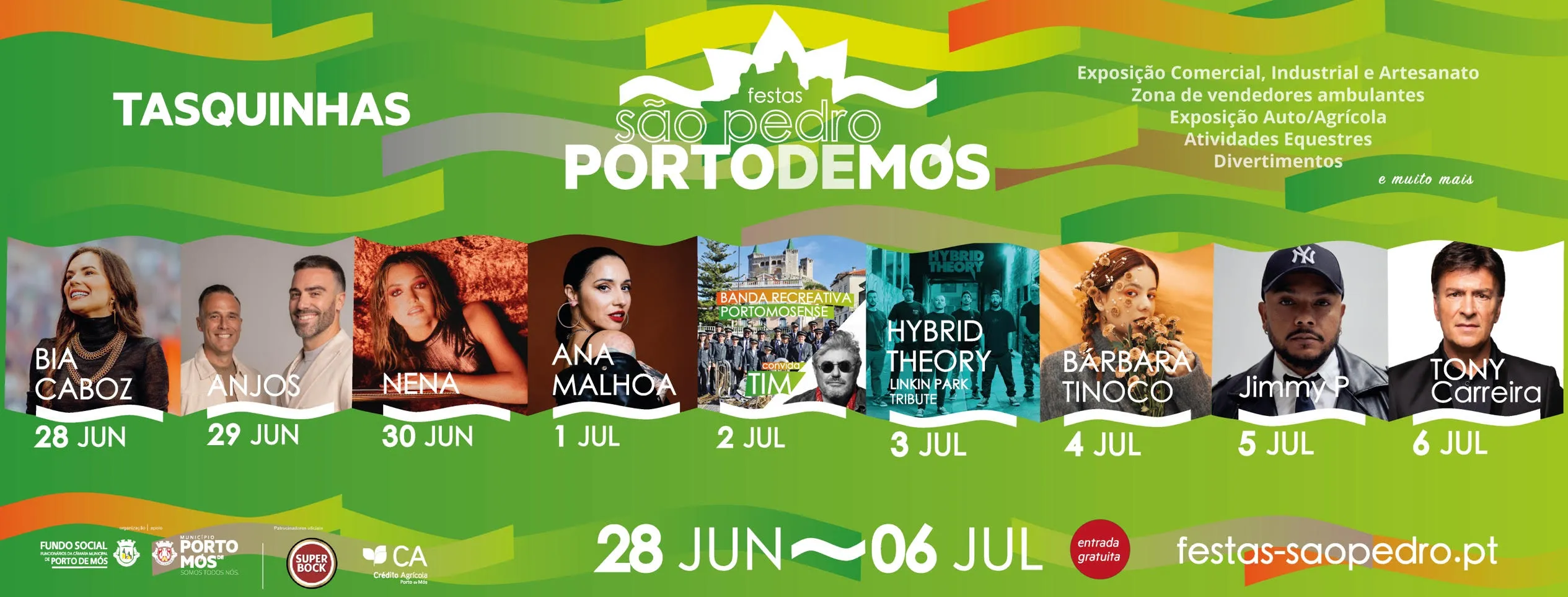Festas de São Pedro 2025 em Porto de Mós