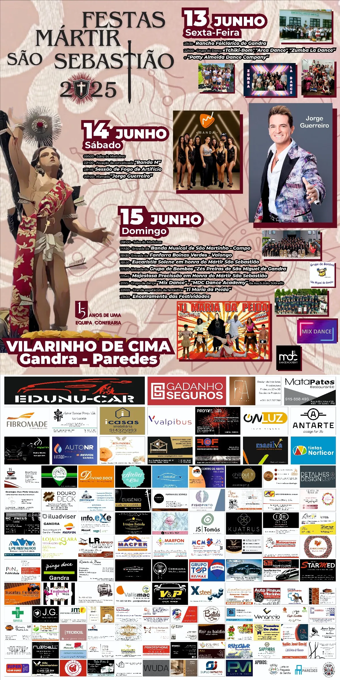 Festas de São Sebastião 2025 em Vilarinho de Cima