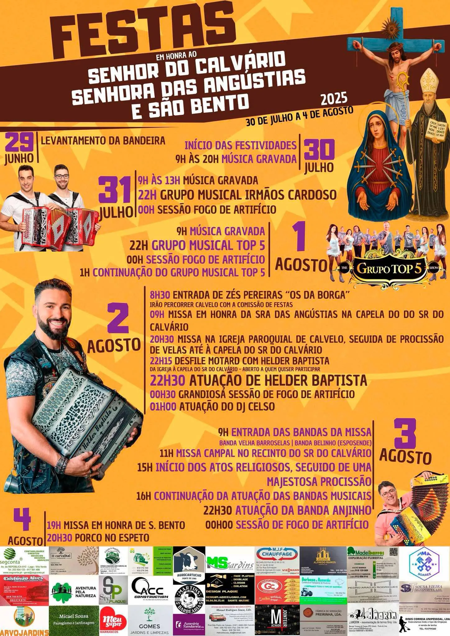 Festas do Senhor do Calvário 2025 em Marrancos