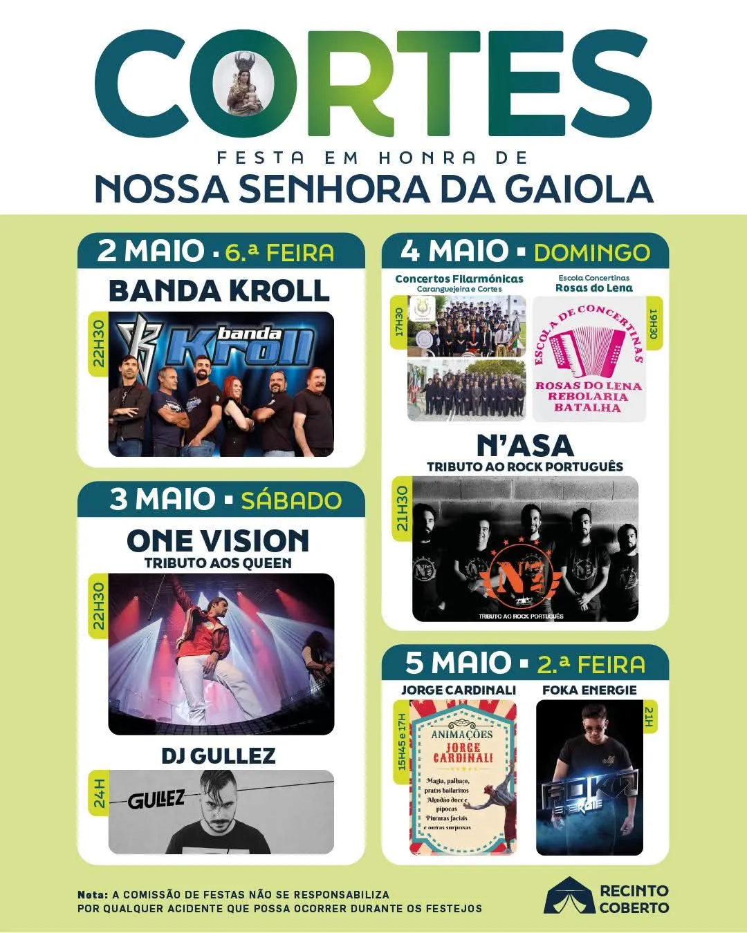 Festas da Senhora da Gaiola 2025 em Cortes