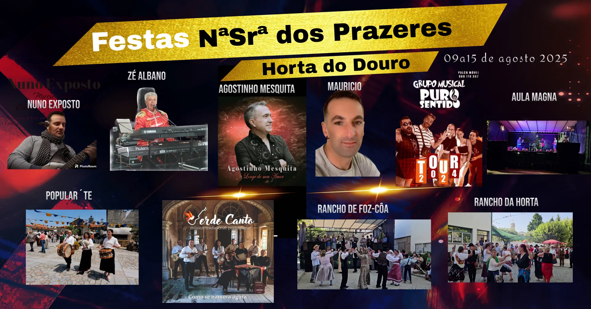Festas da Senhora dos Prazeres 2025 em Horta do Douro