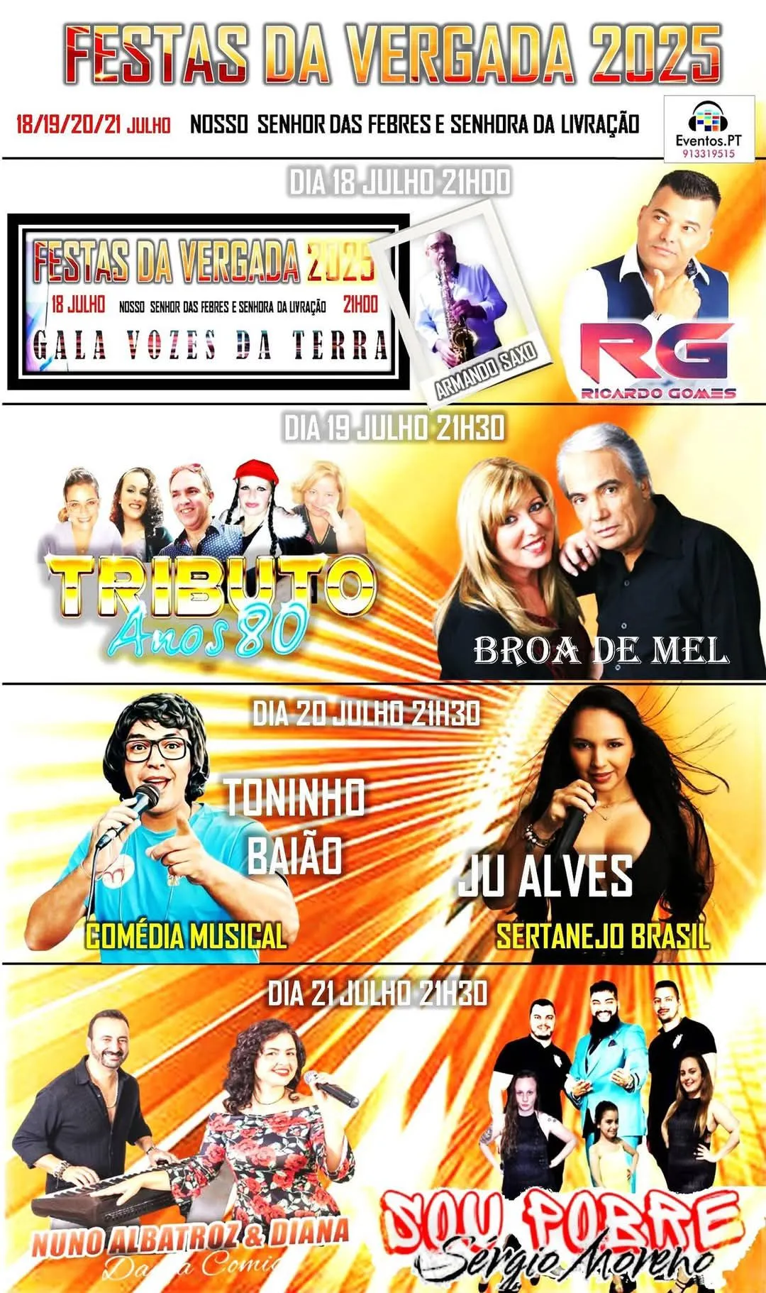 Festas da Vergada 2025 em Santa Maria da Feira