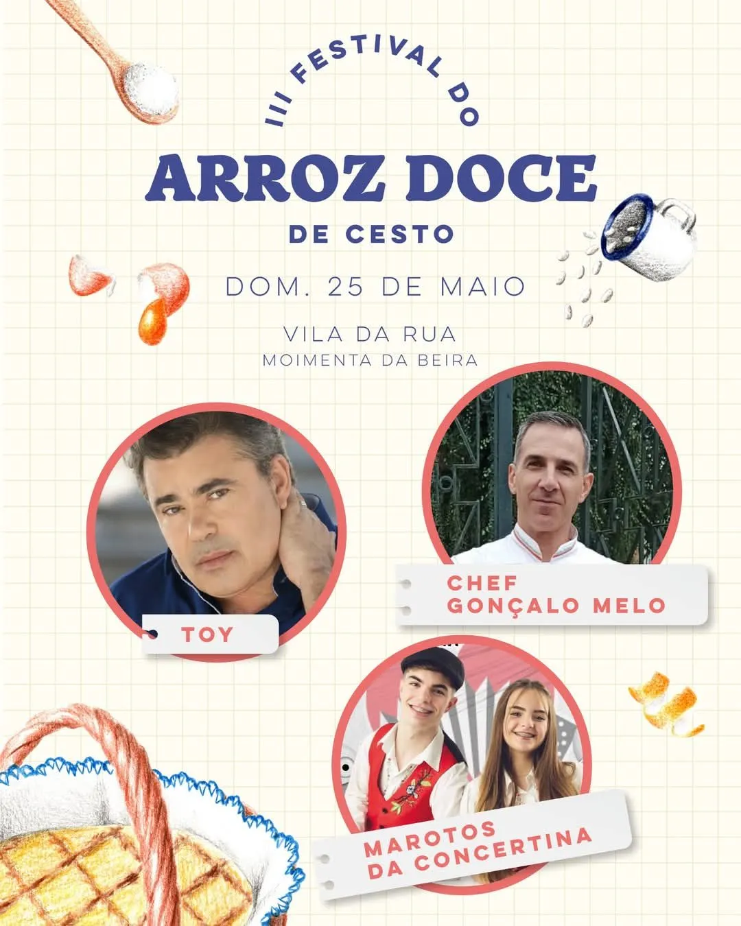 Festival do Arroz Doce 2025 em Moimenta da Beira