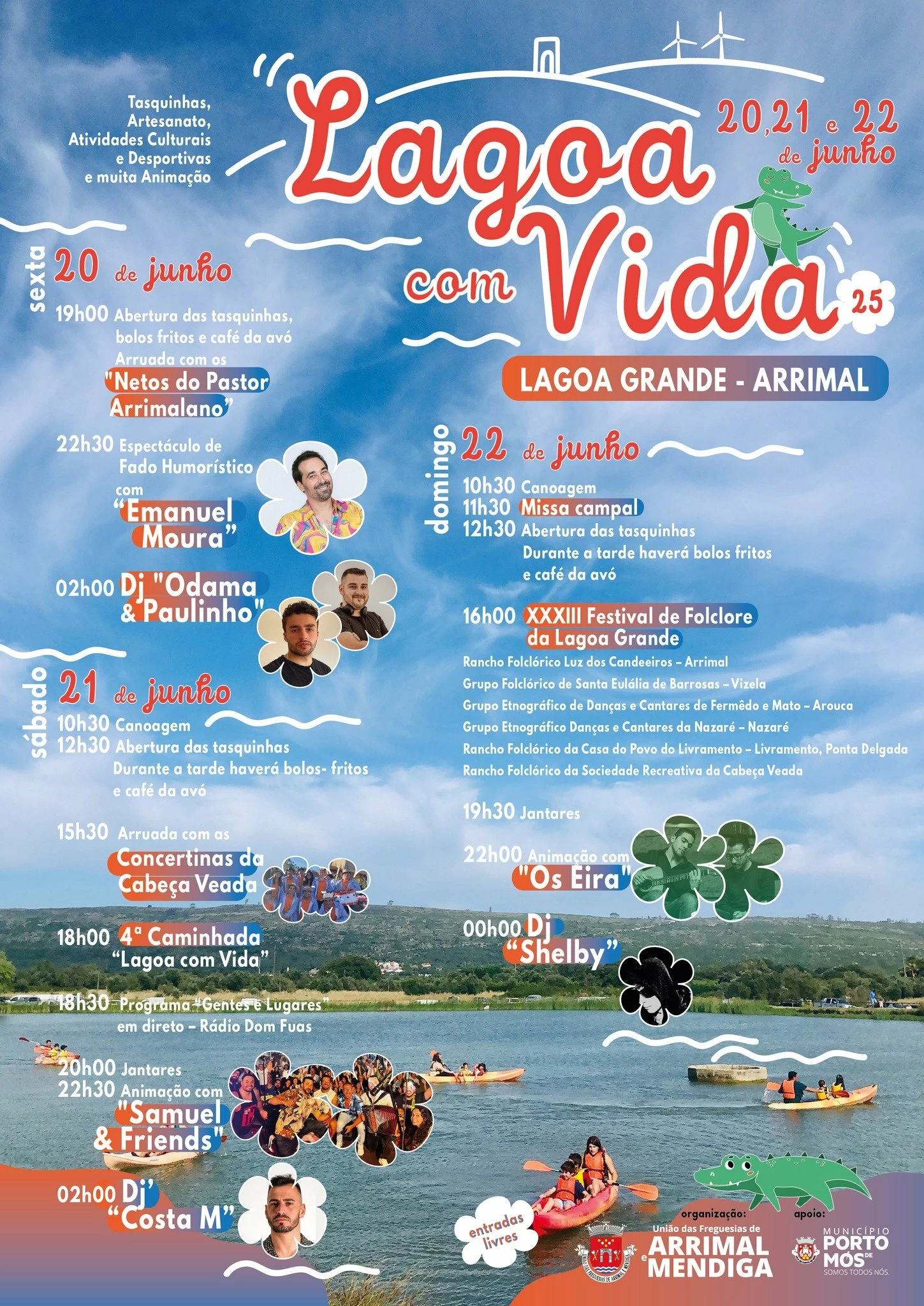 Lagoa com Vida 2025 em Arrimal