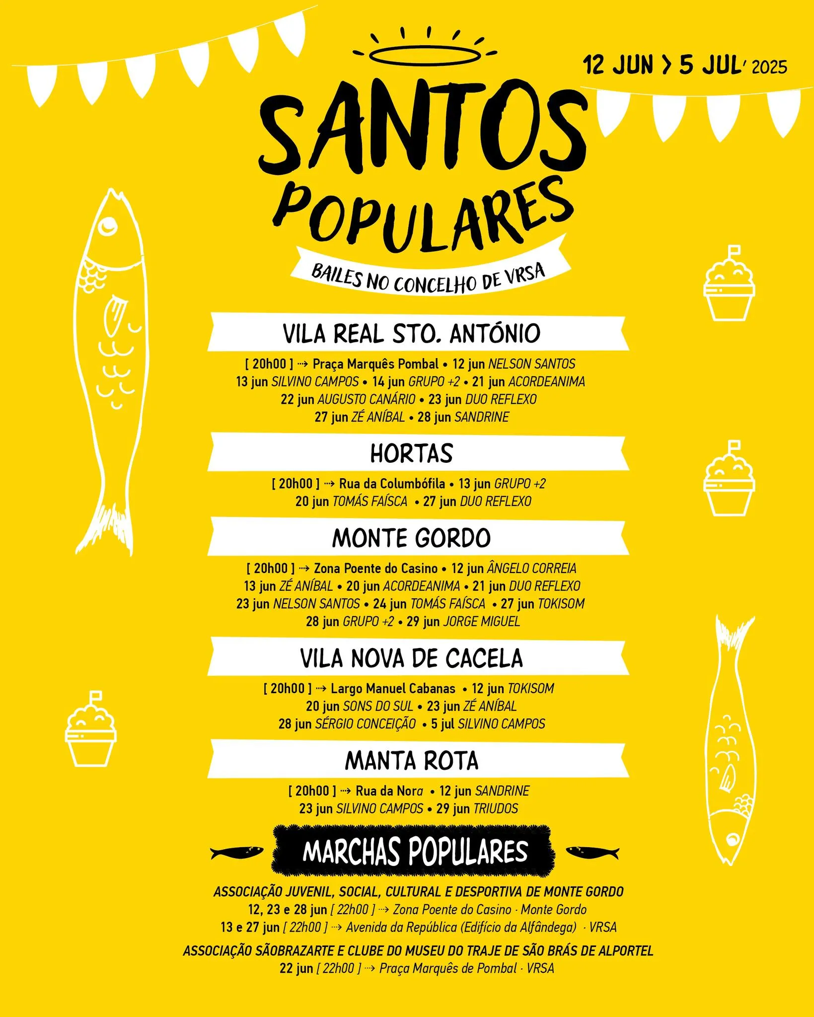 Santos Populares de Vila Real de Santo António 2025